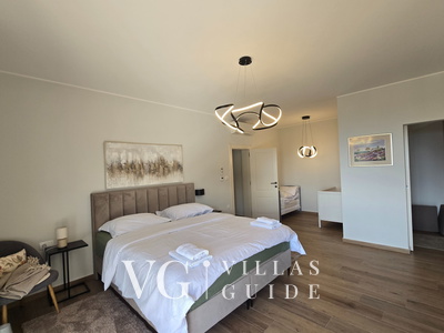 Villa SUNLIFE with indoor&outdoor pool &sauna Opatija Schlafzimmer