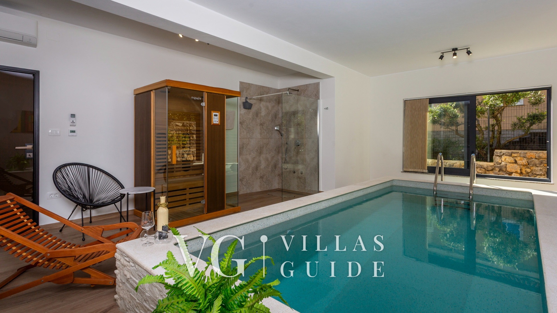 Villa SUNLIFE with indoor&outdoor pool &sauna Opatija Pool