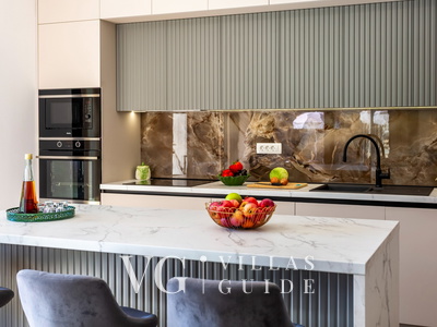 Villa SUNLIFE with indoor&outdoor pool &sauna Opatija Küche