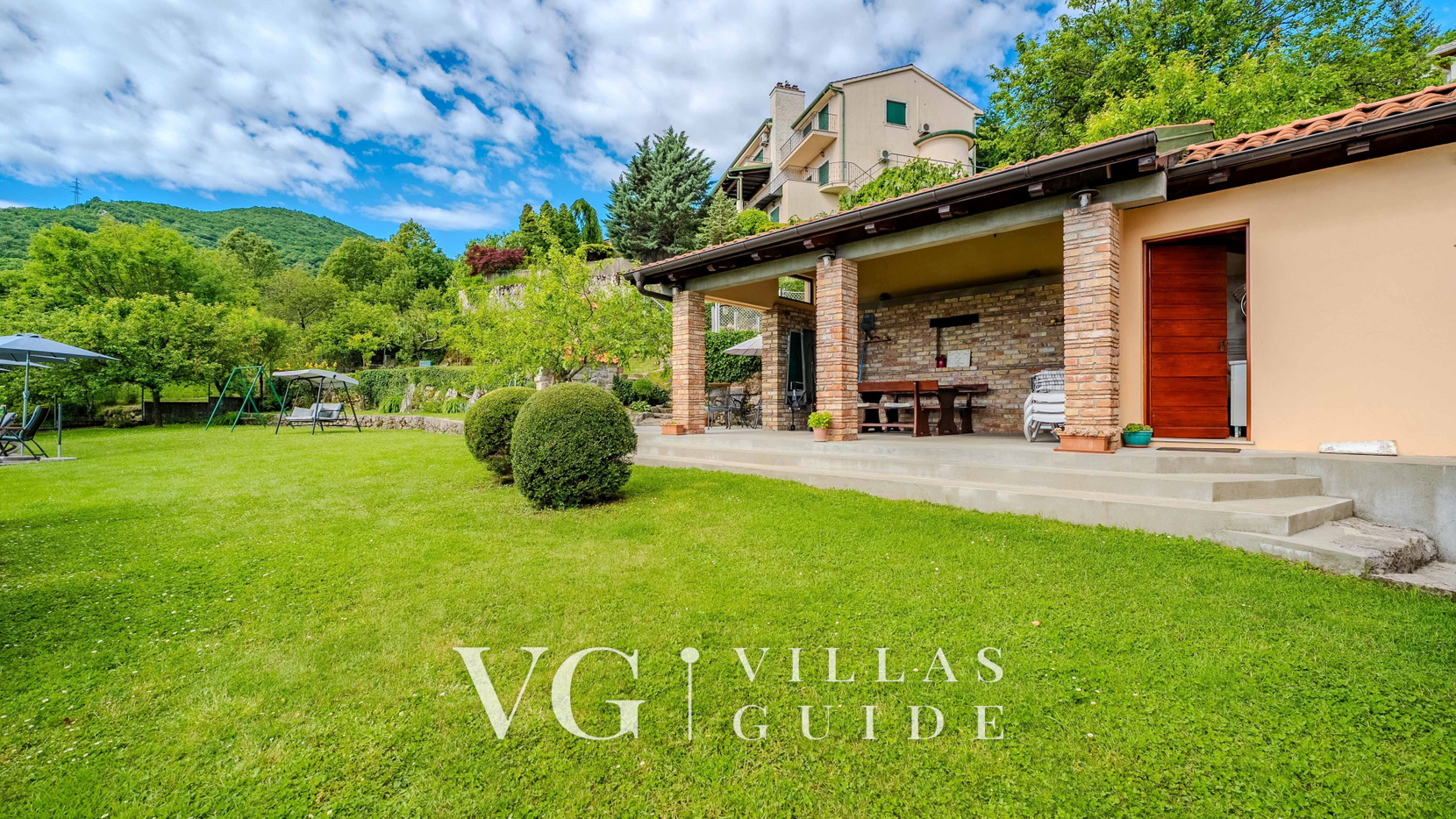 Villa Simic with pool and Kvarner view