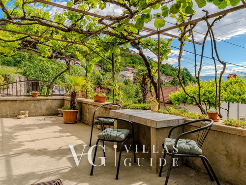 Villa Simic with pool and Kvarner view