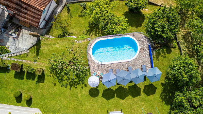 Villa Simic with pool and Kvarner view