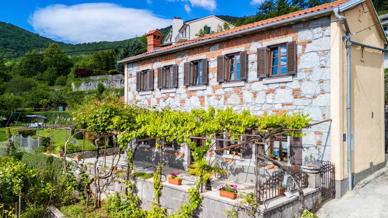 Villa Simic with pool and Kvarner view