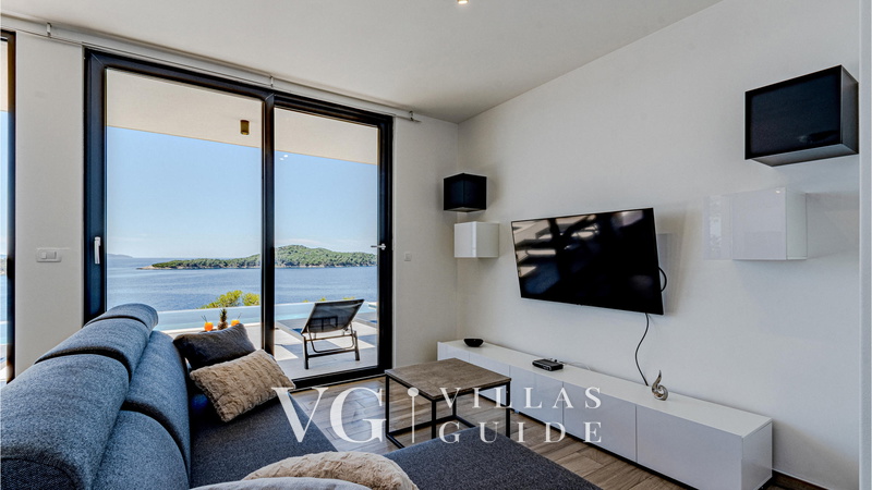 Villa Evia Wohnzimmer