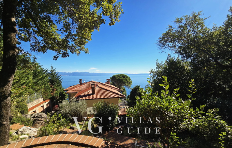 Villa Palazzo del mar with pool Opatija-Mošćenička Draga Garten und Außenbereich