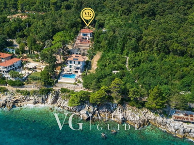 Villa Palazzo del mar with pool Opatija-Mošćenička Draga Garden and property exterior