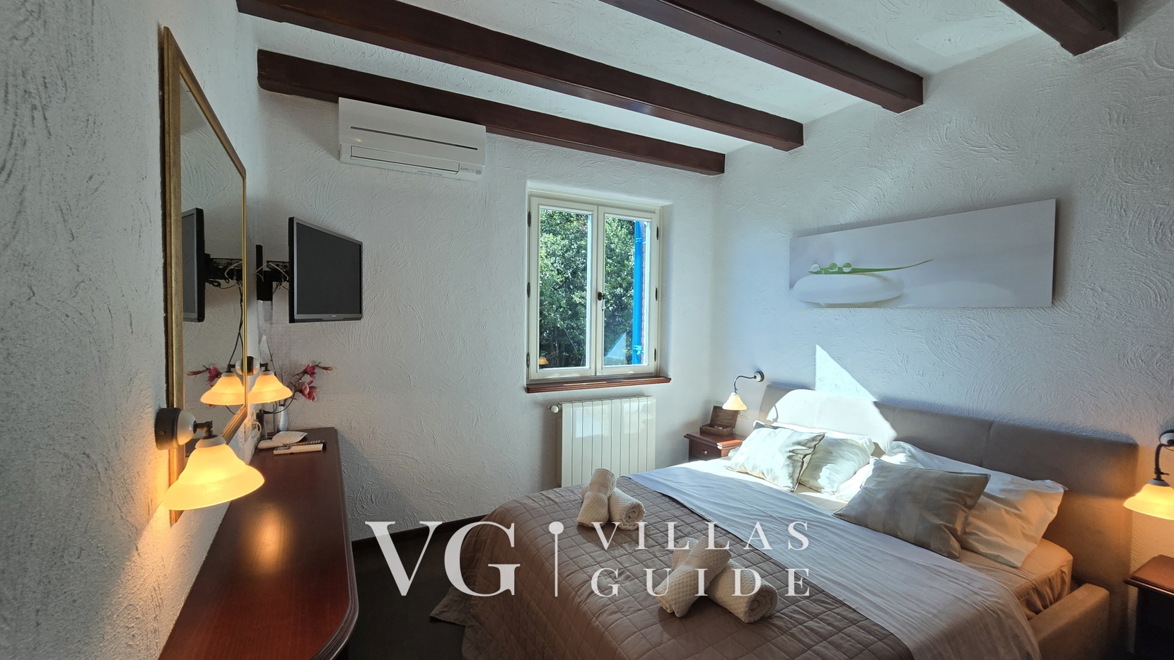 Villa Palazzo del mar with pool Opatija-Mošćenička Draga Camera da letto