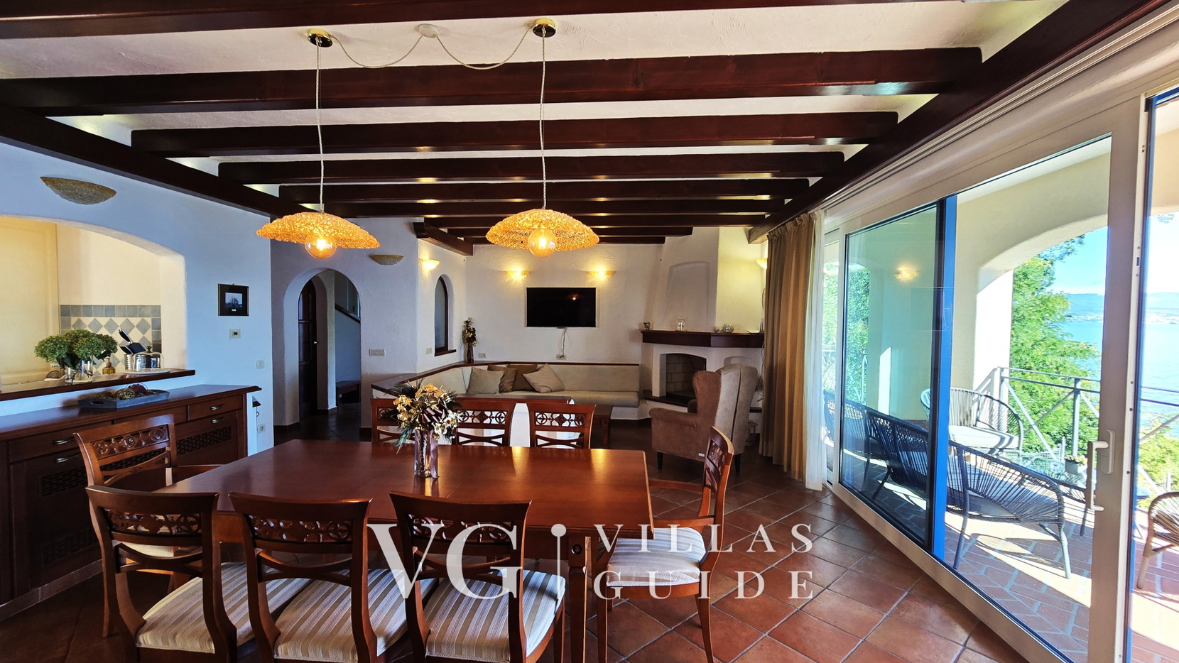 Villa Palazzo del mar with pool Opatija-Mošćenička Draga Wohnzimmer