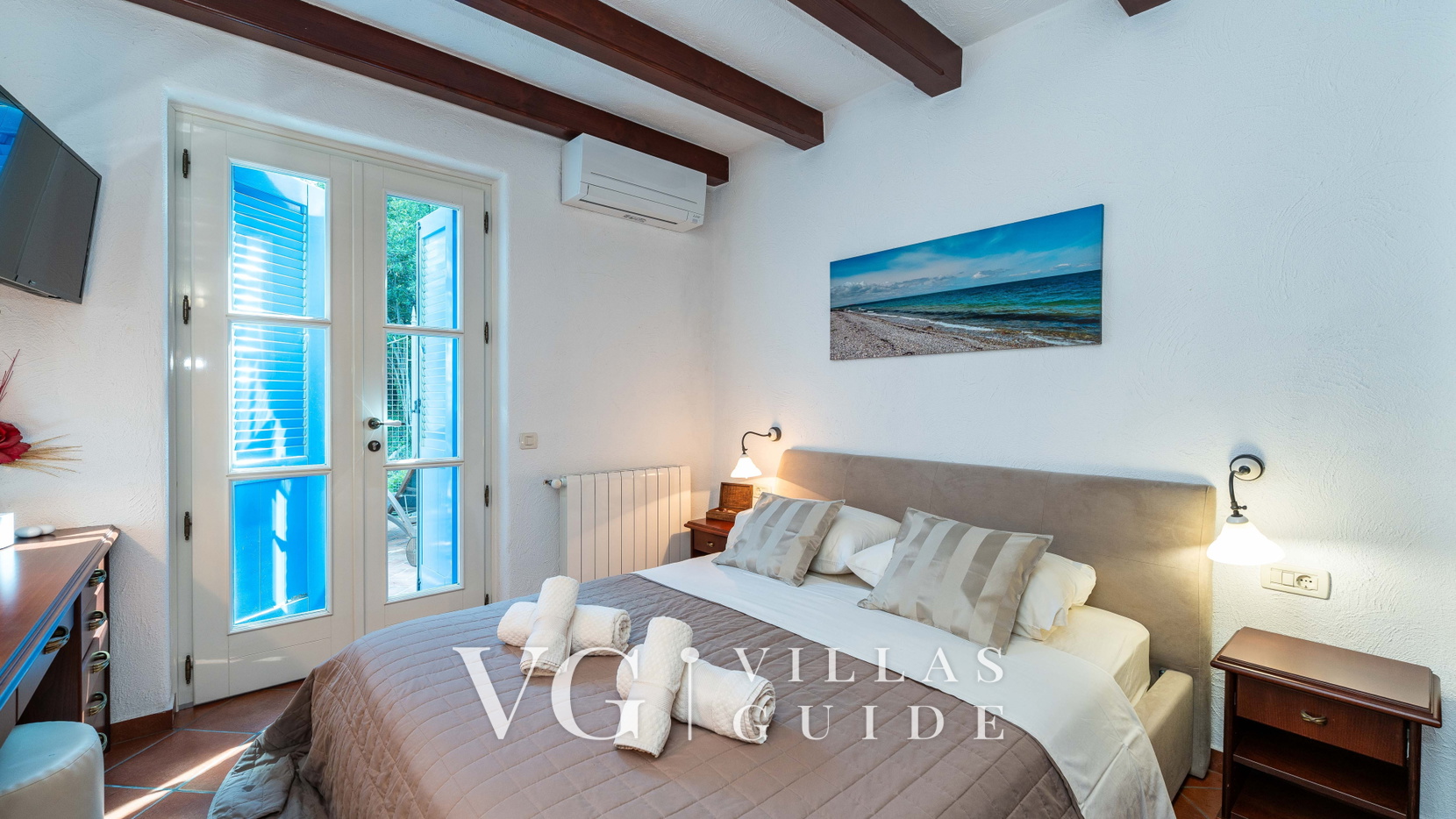 Villa Palazzo del mar with pool Opatija-Mošćenička Draga Schlafzimmer