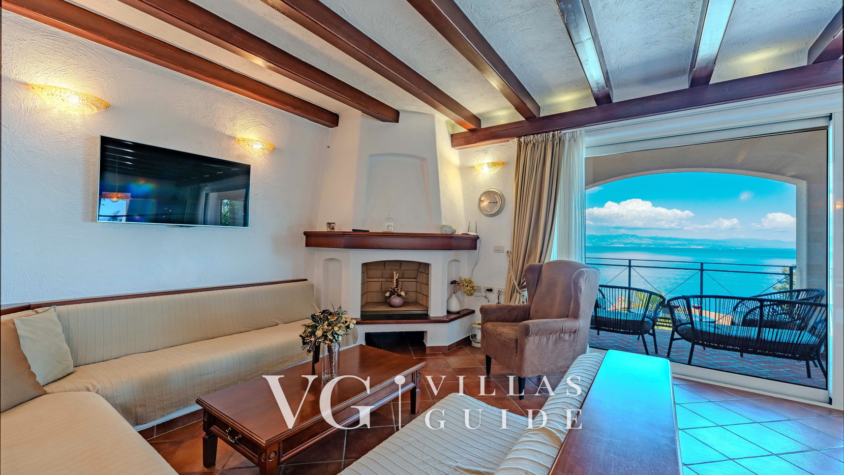Villa Palazzo del mar with pool Opatija-Mošćenička Draga Wohnzimmer
