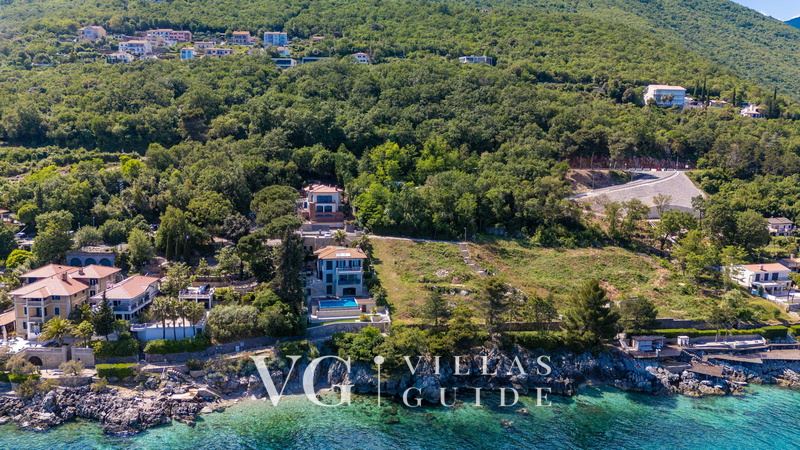 Villa Palazzo del mar with pool Opatija-Mošćenička Draga Garten und Außenbereich