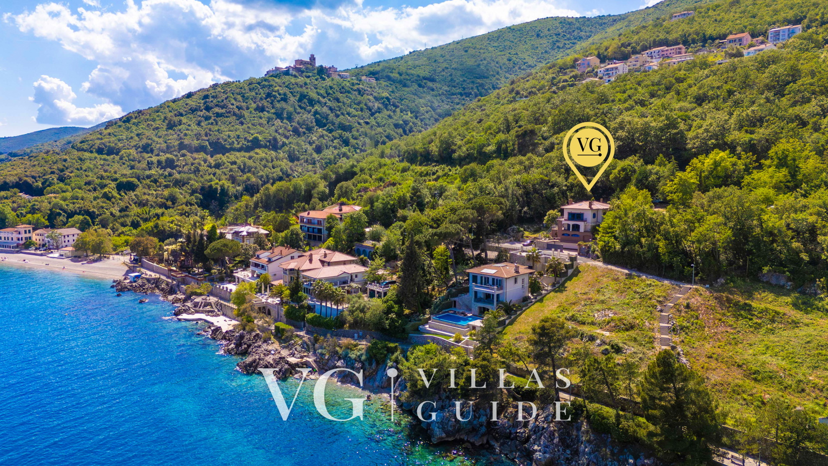 Villa Palazzo del mar with pool Opatija-Mošćenička Draga