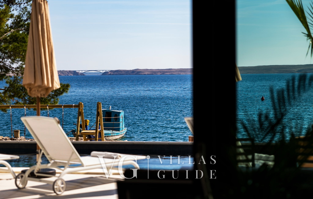 Villa Palazzo Maestral pool&beachfront&whirpool Bazen