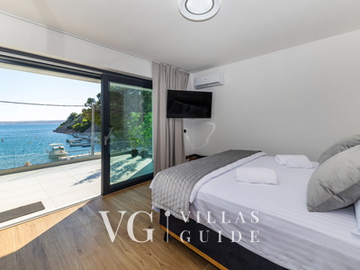 Villa Palazzo Maestral pool&beachfront&whirpool Spavaća soba