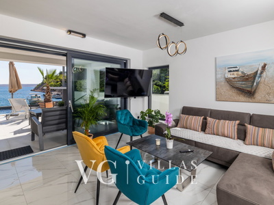 Villa Palazzo Maestral pool&beachfront&whirpool Dnevni boravak