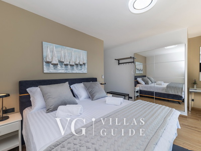 Villa Palazzo Maestral pool&beachfront&whirpool Spavaća soba