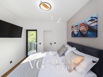 Villa Palazzo Maestral pool&beachfront&whirpool Spavaća soba