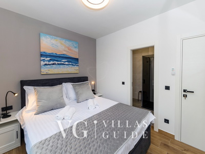 Villa Palazzo Maestral pool&beachfront&whirpool Spavaća soba