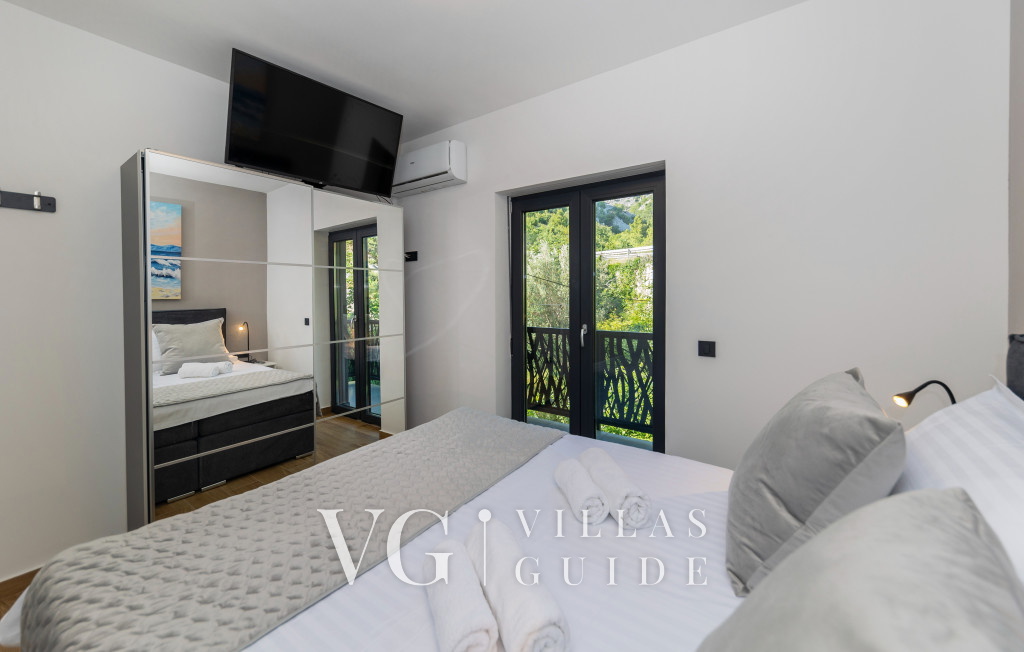 Villa Palazzo Maestral pool&beachfront&whirpool Spavaća soba