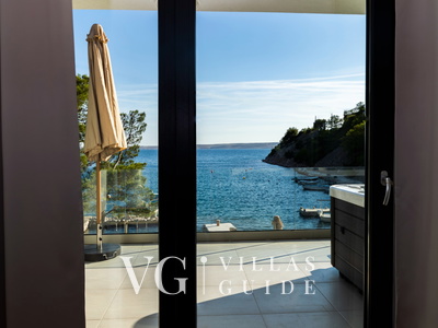 Villa Palazzo Maestral pool&beachfront&whirpool Spavaća soba