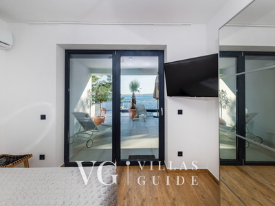 Villa Palazzo Maestral pool&beachfront&whirpool Spavaća soba