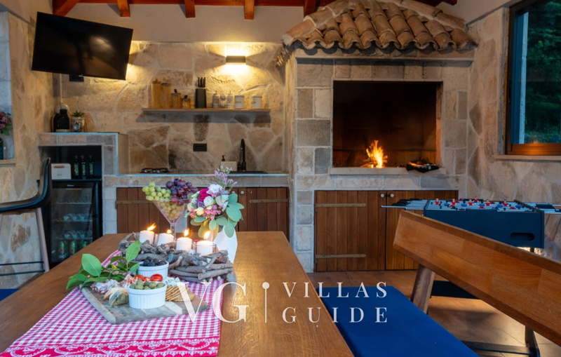 Villa Ivona Ošlje Dvorište i vanjski dio objekta