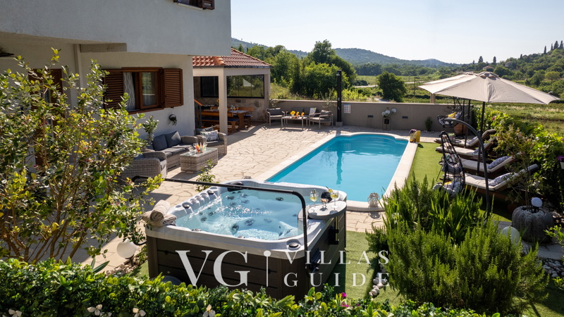 Villa Ivona Ošlje Garten und Außenbereich