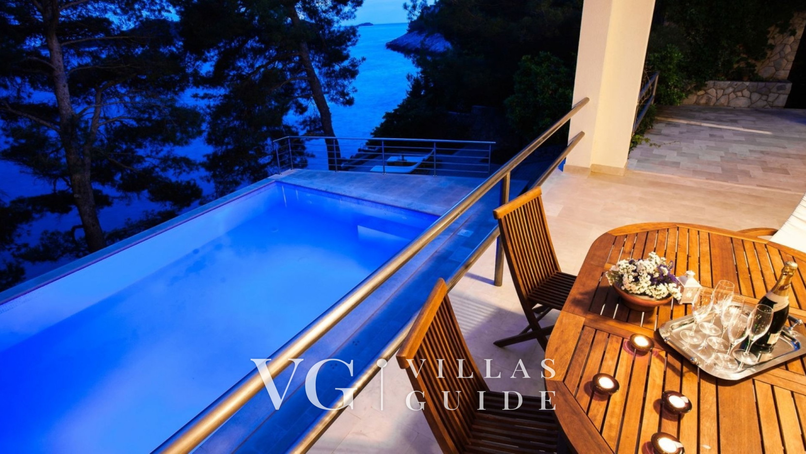 Waterfront Villa Dora Pool