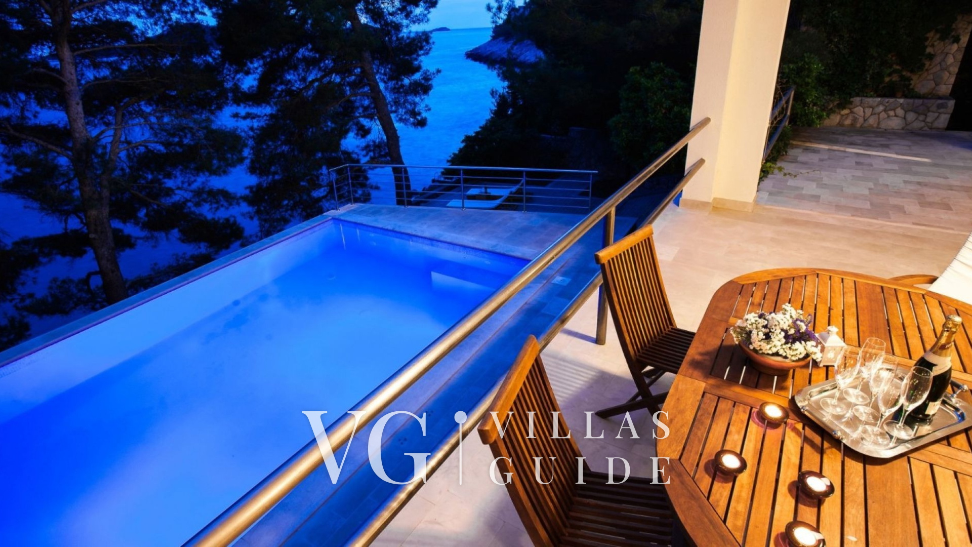 Waterfront Villa Dora Pool