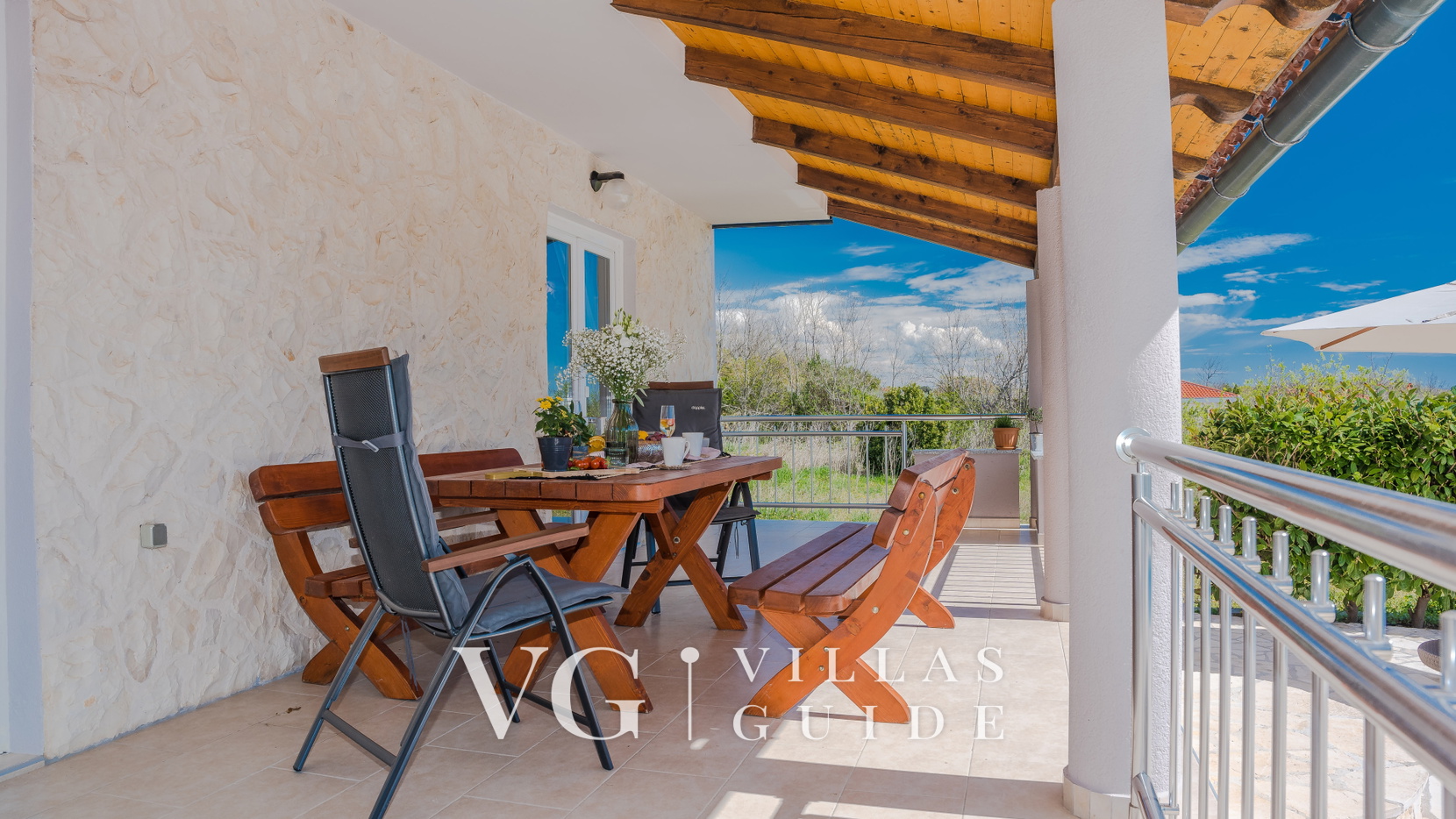 Villa Olive-Privlaka Dvorište i vanjski dio objekta