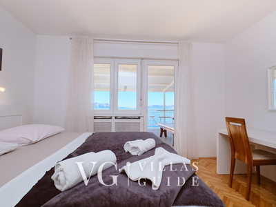 Villa Arnia apartman pool&beachfront Camera da letto