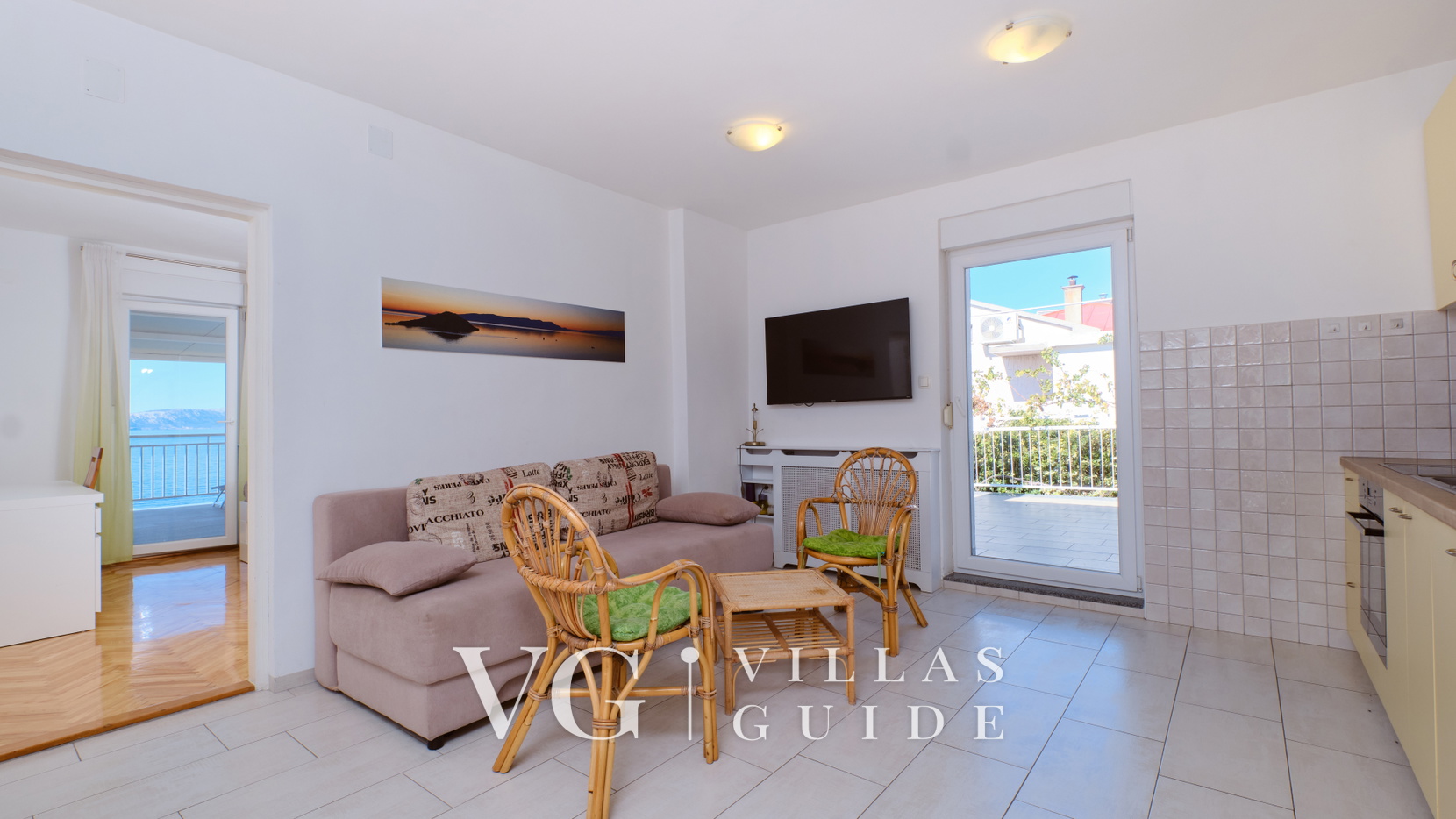 Villa Arnia apartman pool&beachfront Soggiorno