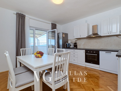 Villa Mediera terrace&sea view apartment 1 Cucina