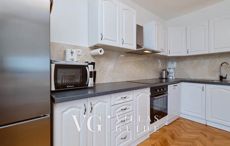 Villa Mediera terrace&sea view apartment 1 Kitchen