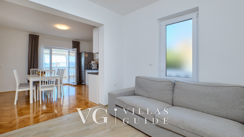 Villa Mediera terrace&sea view apartment 1 Dnevni boravak