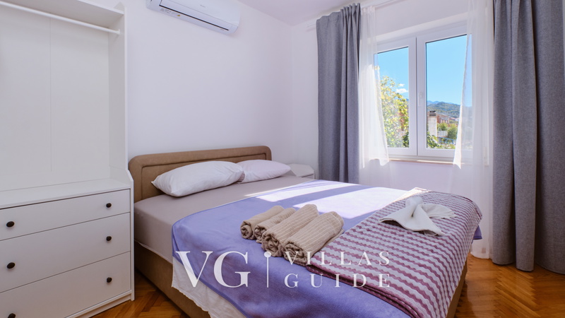 Villa Mediera terrace&sea view apartment 1 Spavaća soba