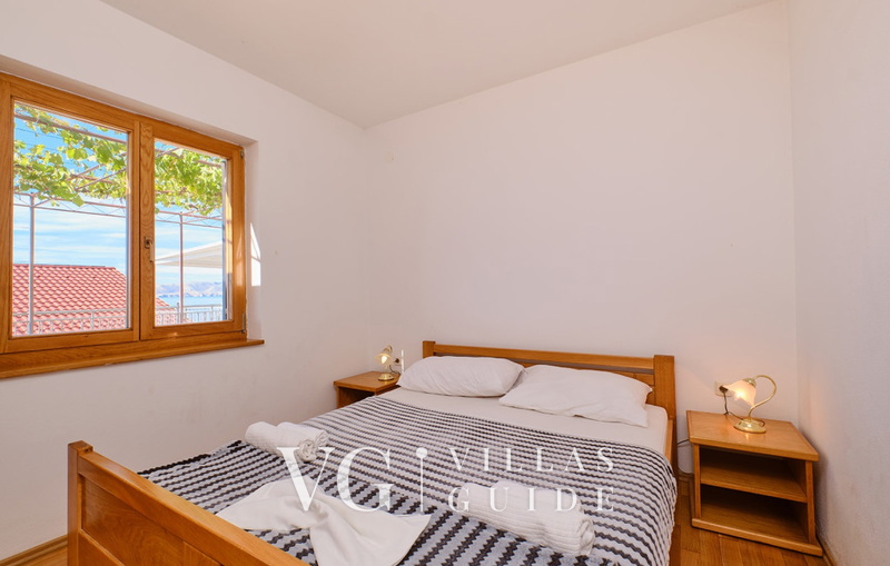 Villa Mediera terrace&sea view apartment 3 Camera da letto