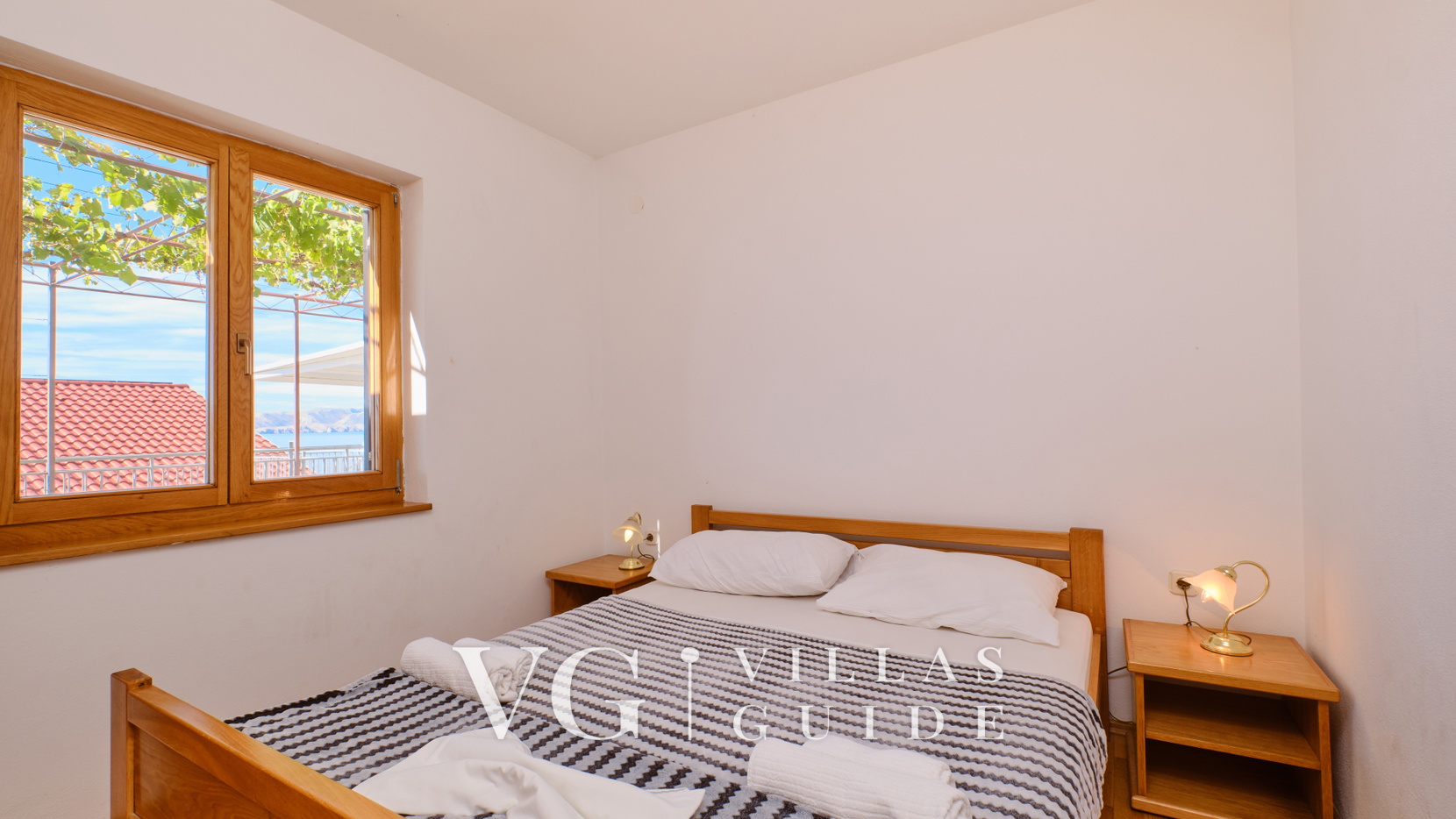 Villa Mediera terrace&sea view apartment 3 Camera da letto