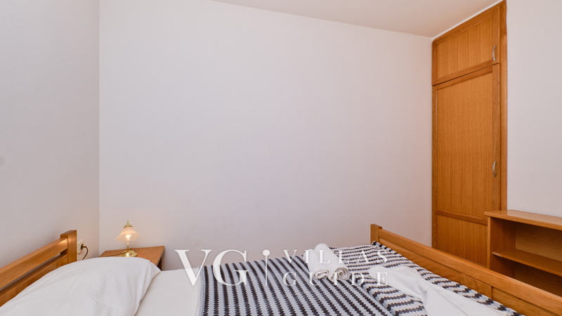 Villa Mediera terrace&sea view apartment 3 Camera da letto