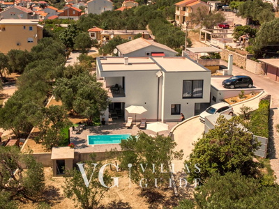 Villa Karla with pool&sea view&pet friendly Giardino e esterni della proprietà