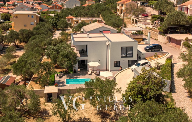 Villa Karla with pool&sea view&pet friendly Garten und Außenbereich