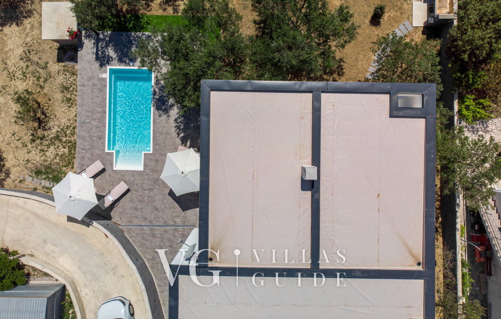 Villa Karla with pool&sea view&pet friendly Giardino e esterni della proprietà