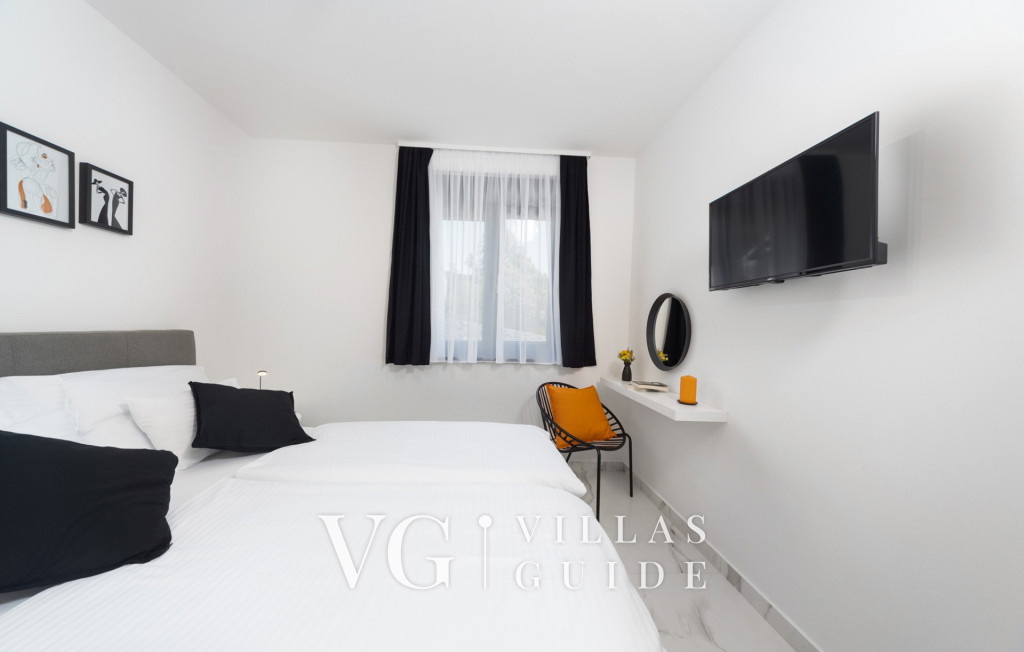 Villa Karla with pool&sea view&pet friendly Schlafzimmer