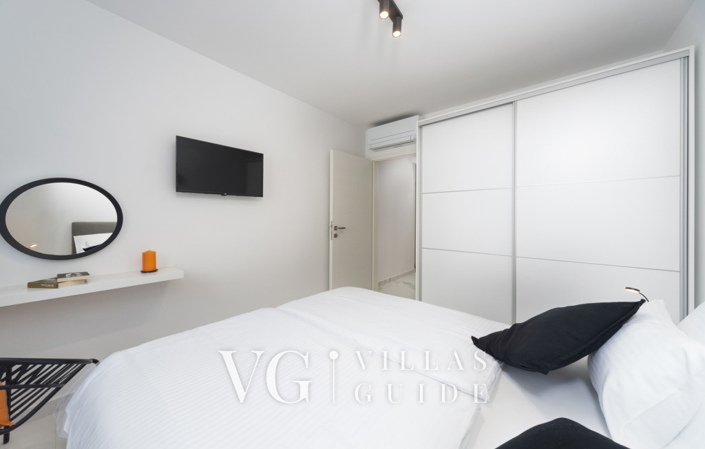 Villa Karla with pool&sea view&pet friendly Camera da letto