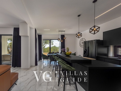 Villa Karla with pool&sea view&pet friendly Soggiorno