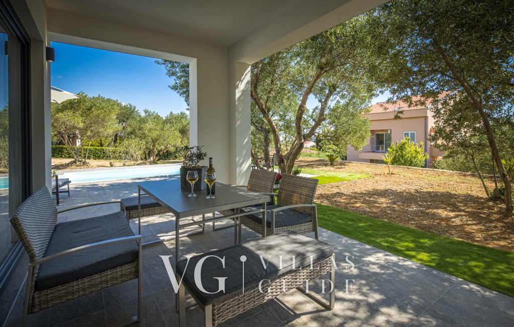 Villa Karla with pool&sea view&pet friendly Giardino e esterni della proprietà