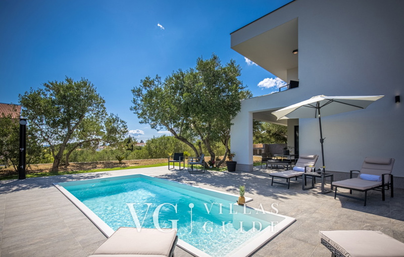 Villa Karla with pool&sea view&pet friendly