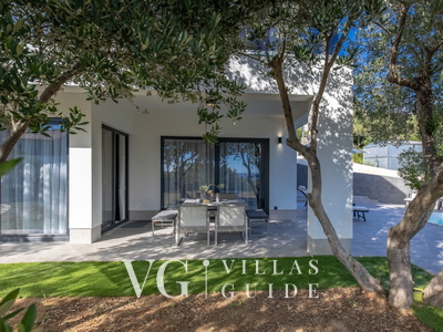 Villa Karla with pool&sea view&pet friendly Giardino e esterni della proprietà