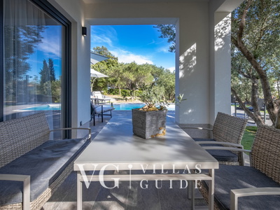 Villa Karla with pool&sea view&pet friendly Giardino e esterni della proprietà