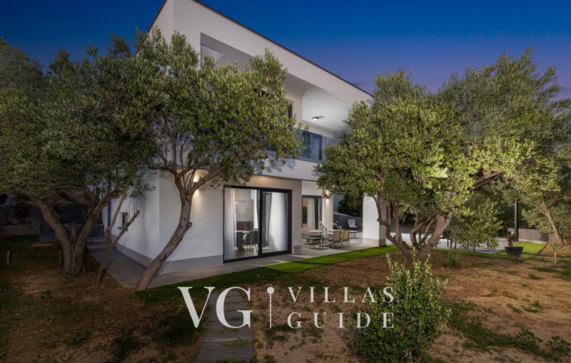 Villa Karla with pool&sea view&pet friendly Garten und Außenbereich